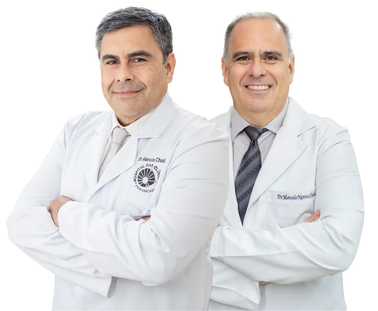 Dr. Marcos Antônio Chadu e Dr. Marcelo Neves Chadu